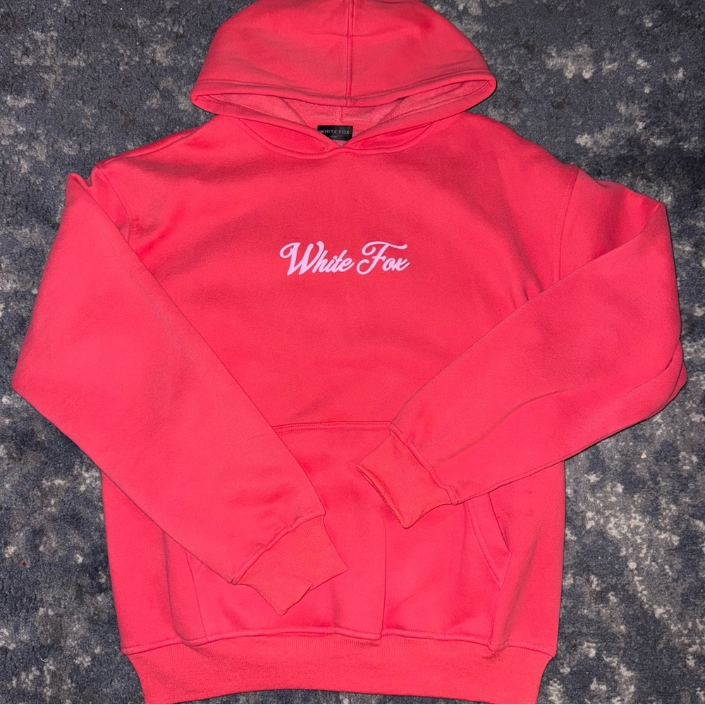 White Fox Boutique Coral Hoodie